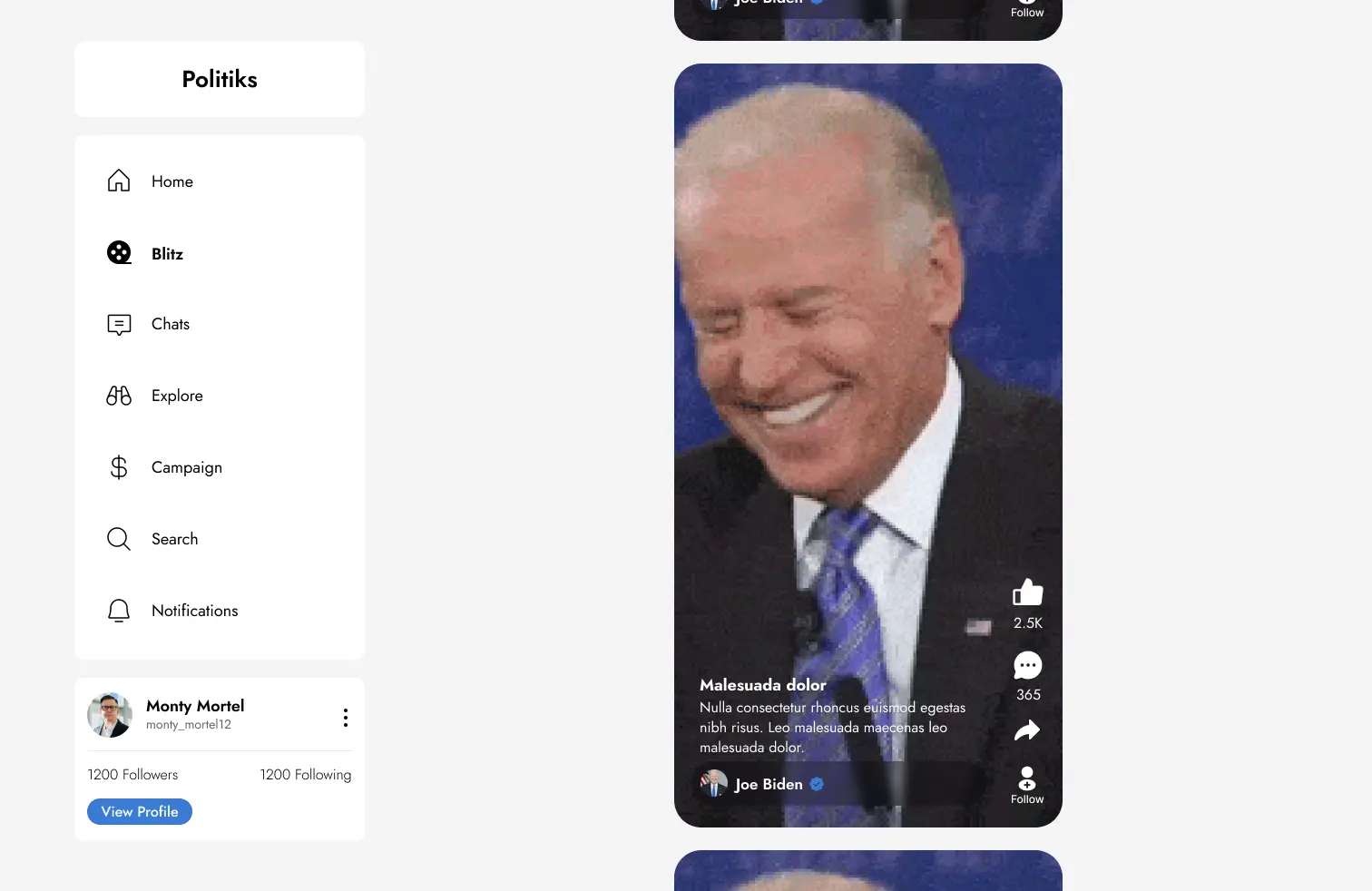Politiks - Social Media Platform thumbnail 2